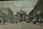 RUSSIA UKRAINE ODESSA CITY THEATER Pre-1900 USED 1908 -
