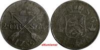 SWEDEN Adolf Frederick 1759 2 Ore,S.M Low Mintage:352,000 SCARCE KM#461(15 063) Uncertified
