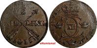 1/2 Skilling SWEDEN Carl XIII Copper 1815  NICE DETAILS KM# 590 (15 022) Uncertified