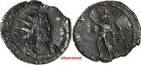 AE Antoninianus Roman Empire - Victorinus 269-271 AD ''INIVCTVS Sol Walking,Star -