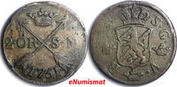 Sweden Adolf Frederick Copper 1751 2 Ore, S.M. Mintage-353,000 KM# 461(4544) Uncertified
