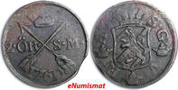 Sweden Adolf Frederick Copper 1760 2 Ore, S.M. Mintage-558,000 KM# 461 (4549) Uncertified