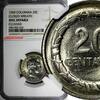 Colombia 20 Centavos 1969 Colombia General Santander 1969  NGC UNC DETAI... 25,77 EUR  zzgl. 12,88 EUR Versand