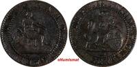 Spain 1 Centimo Spain Provisional Government Copper 1870 OM XF Condit.KM# 660 (18 116) -