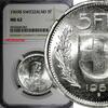 Switzerland 5 Francs 1969 Switzerland Silver 1969 B  NGC MS62 KM# 40 (00... 60,12 EUR  zzgl. 12,88 EUR Versand