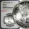 South Africa 1/2 Shillings South Africa Elizabeth II Silver 1958 2- NGC MS63+ KM# 51 (019) -
