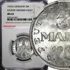 Germany 3 Mark Germany,Weimar Republic 1922 A NGC MS63 LEGEND AROUND EAGLE KM# 29 (003) -