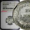 Vietnam 10 Cents 1937 French Indo-China Silver 1937  1 Year Type NGC UNC... 30,06 EUR  zzgl. 12,88 EUR Versand