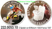 Congo Brazzaville Republik Kongo 1000 Francs *33 FWM'98 . 222.0053.10 -