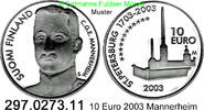 Finnland 10 Euro *118 KM112 Mannerheim St. Petersburg 297.0273.11 -
