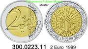 Frankreich 2 Euro Kursmünze . 300.0222.11 -