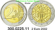 Frankreich 2 Euro Kursmünze . 300.0225.11 -