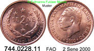 Western Samoa Westsamoa Samoa 2 Sene 744.0228.11 -