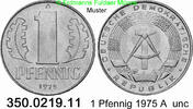 DDR Deutschland 1 Pfennig J. 1508 . 350.0219.11 -