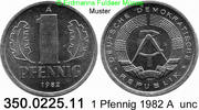 DDR Deutschland 1 Pfennig J. 1508 . 350.0225.11 -
