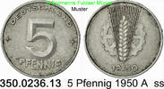 DDR Deutschland 5 Pfennig J. 1502 . 350.0236.13 -