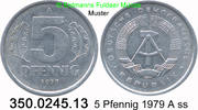 DDR Deutschland 5 Pfennig J. 1509 . 350.0245.13 -