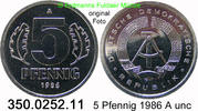 DDR Deutschland 5 Pfennig J. 1509 . 350.0252.11 -