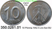 DDR Deutschland 10 Pfennig J. 1507 Hammer, Zirkel, Ähren . 350.0261.01 -