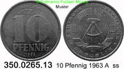 DDR Deutschland 10 Pfennig J. 1510. 350.0265.13 -