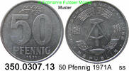 DDR Deutschland 50 Pfennig J. 1512 . 350.0307.13 -