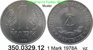 DDR Deutschland 1 Mark J. 1514 . 350.0329.12 -