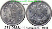 Egypt Ägypten 20 Piaster *230 KM507 Kursmünze . 271.0668.11 -