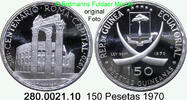 Äquatorialguinea Equatorial Guinea 150 Pesetas *15 KM15 Säulen vom Tempel des Vespasian 280.0021.10 -