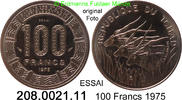 Tschad Chad 100 Francs *14 KM3 ESSAI . 208.0021.11 -