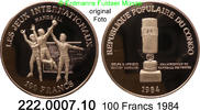Kongo Republik Kongo Brazzaville 100 Francs *4 International Games . 222.0007.10 -