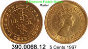 Hongkong 5 Cents *19.1 KM29 Sicherheitsrand . 390.0068.12 -