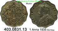 Indien 1 Anna *57 KM513 . 403.0831.13 -