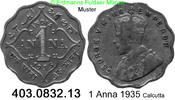Indien 1 Anna *57 KM513 . 403.0832.13 -