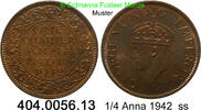 Indien 1/4 Anna *68 KM531 . 404.0056.13 -