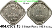 Indien 5 Naye Paise 5 Paise *88 KM16 . 404.0309.13 -