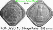 Indien 5 Naye Pais 5 Paise *88 KM16 . 404.0296.13 -
