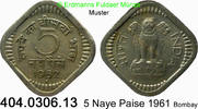 Indien 5 Naye Paise 5 Paise *88 KM16 . 404.0306.13 -