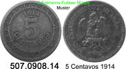 Mexico 5 Centavos *15 KM421 . 507.0908.14 -
