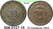 Mexico 10 Centavos *36 KM432 . 508.0127.15 -