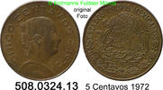 Mexico 5 Centavos *65 KM427 Dominguez . 508.0324.13 -