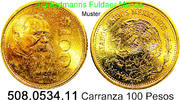 Mexico 100 Pesos *86 KM493 Carranza . 508.0534.11 -