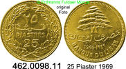 Libanon 25 Piaster *30.1 KM27 . 462.0098.11 -