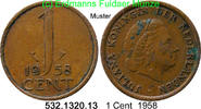 Niederlande 1 Cent *64 KM180 . 532.1320.13 -