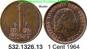 Niederlande 1 Cent *64 KM180 . 532.1326.13 -