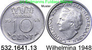Niederlande 10 Cents *62 KM177 Wilhelmina . 532.1641.13 -