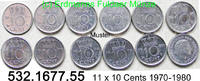Niederlande 10 Cents *66 KM181 KMS lose 10 Jahre fortlaufend . 532.1677.55 -