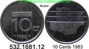 Niederlande 10 Cents *83 KM203 . 532.1681.12 -