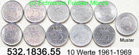Netherlands Niederlande 25 Cents *67 KM183 KMS 10 Werte . 532.1836.55 KMS -