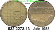 Niederlande 5 Gulden *87 KM210 . 532.2273.13 -