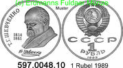 Russland Russia 1 Rubel *170 KMY235 Schewschenko . 597.0048.10 -